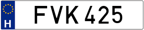 Truck License Plate